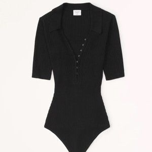 NWT! Abercrombie Hook-and-Eye Polo Bodysuit